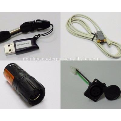 Dynamic Wizard PC Programming Tool- controller programming: ADAPT, CABLE, DWD-OEM-U, XLR3 connector electric handicapped scooter