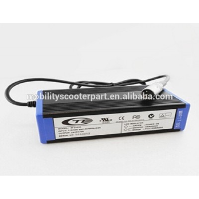 CTE 4F24050 24V 5A Lead Acid Gel battery Charger Mobility Scooter parts XLR3 AU EU 3-pin plug handicapped wheelchair