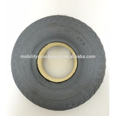 Cheng Shin 3.00-4 (260x85) C154 Diamond Tread Foamed-Filled Gray Tire 4wheels electric mobility scooter tyres replacement parts