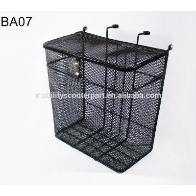 BA07 Rear back basket big size with hook for CTM Kymco 4wheel electric mobility scooter Accessories Taiwan made